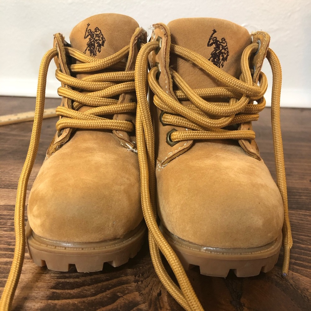 U. S. Polo Assn. Brown Baby/Toddler Boots Size 6
